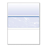 Standard Security Check, 11 Features, 8.5 X 11, Blue Marble Middle, 500-ream
