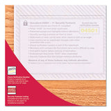 Standard Security Check, 11 Features, 8.5 X 11, Blue Marble Bottom, 500-ream