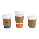 Paper Hot Cup Sleeves, Fits 10, 12, 16 Oz Cups, Brown, 500-pack