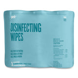 Disinfecting Wipes, Fresh-lemon, 7 X 8, 35 Wipes-canister, 3 Canisters-pack