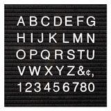 Character Sets, Pin, White, 1-2"h, 300-set