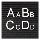 Character Sets, Pin, White, 1"h, 300-set