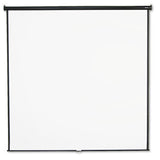 Wall Or Ceiling Projection Screen, 96 X 96, White Matte, Black Matte Casing