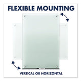 Infinity Glass Marker Board, Frosted, 96 X 48