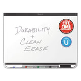 Prestige 2 Duramax Magnetic Porcelain Whiteboard, 48 X 36, Silver Frame