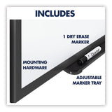 Classic Series Nano-clean Dry Erase Board, 24 X 18, Black Aluminum Frame