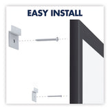 Classic Series Nano-clean Dry Erase Board, 48 X 36, Black Aluminum Frame