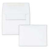 Greeting Card-invitation Envelope, A-2, Square Flap, Redi-strip Closure, 4.38 X 5.75, White, 100-box