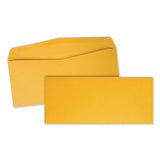 Kraft Envelope, #10, Commercial Flap, Gummed Closure, 4.13 X 9.5, Brown Kraft, 500-box
