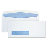 Window Envelope, #9, Commercial Flap, Gummed Closure, 3.88 X 8.88, White, 500-box