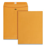 Clasp Envelope, #90, Cheese Blade Flap, Clasp-gummed Closure, 9 X 12, Brown Kraft, 250-carton