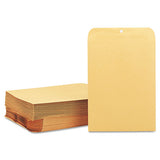 Clasp Envelope, #90, Cheese Blade Flap, Clasp-gummed Closure, 9 X 12, Brown Kraft, 100-box