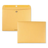 Redi-file Clasp Envelope, #90, Cheese Blade Flap, Clasp-gummed Closure, 9 X 12, Brown Kraft, 100-box