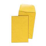 Kraft Coin And Small Parts Envelope, #1, Square Flap, Gummed Closure, 2.25 X 3.5, Brown Kraft, 500-box