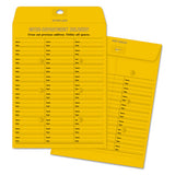 Brown Kraft Redi-tac Box-style Interoffice Envelope, #97, Two-sided Three-column Format, 10 X 13, Brown Kraft, 100-box