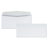 Business Envelope, #10, Commercial Flap, Gummed Closure, 4.13 X 9.5, White, 500-box
