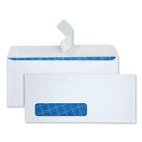 Security Envelope, #10, Commercial Flap, Redi-strip Closure, 4.13 X 9.5, White, 500-box