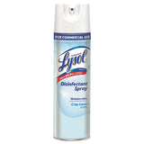 Disinfectant Spray, Crisp Linen, 19 Oz Aerosol, 12 Cans-carton