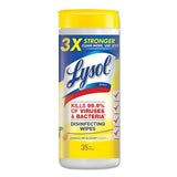 Disinfecting Wipes, 7 X 8, Lemon And Lime Blossom, 35 Wipes-canister, 12 Canisters-carton
