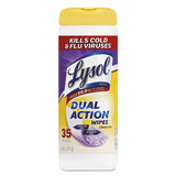 Dual Action Disinfecting Wipes, Citrus, 7 X 8, 75-canister
