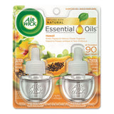 Scented Oil Twin Refill, Hawai'i Exotic Papaya-hibiscus Flower, 0.67 Oz, 6-carton