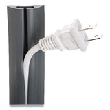 Compact Cord Protector And Concealer, 1.6" X 5 Ft, Gray