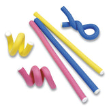 Flexi Ties Cushioned Cable Ties, 0.4" X 5", Assorted Colors, 8-pack