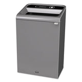 Configure Indoor Recycling Waste Receptacle, 23 Gal, Gray, Mixed Recycling