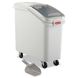 Prosave Mobile Ingredient Bin, 30.86gal, 18w X 29 3-4d X 28h, White