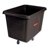 Cube Truck, Rectangular, 600 Lb Capacity, Black