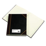 Texthide Record Book, Black-burgundy, 300 Green Pages, 10 3-8 X 8 3-8