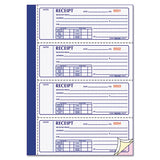 Receipt Book, 7 X 2 3-4, Carbonless Triplicate, 50 Sets-book
