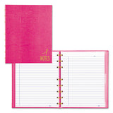 Notepro Notebook, 1 Subject, Medium-college Rule, Pick Daisy Cover, 9.25 X 7.25, 75 Sheets