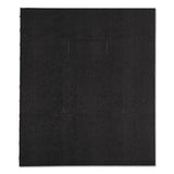 Miraclebind Notebook, 1 Subject, Medium-college Rule, Black Cover, 11 X 9.06, 75 Sheets