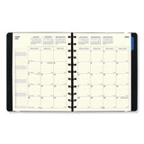 Monthly Planner, 10.75 X 8.5, Black, 2020-2021