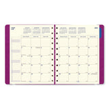 Monthly Planner, 10.75 X 8.5, Fuchsia, 2020-2021