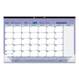 Monthly Desk Pad Calendar, 17.75 X 10.88, 2021