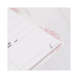 Essential Collection Weekly Appointment Book In Columnar Format, 11 X 8.5, Daisy Black-pink Cover, 12-month(jan To Dec): 2023