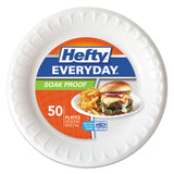 Soak Proof Tableware, Foam Plates, 10 1-4" Dia, White, 28-pk, 10 Pk-ct