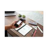 Fusion Smart Notebook, Seven Assorted Page Formats, Black Cover, 8.8 X 6, 21 Sheets