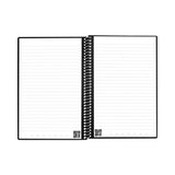 Fusion Smart Notebook, Seven Assorted Page Formats, Gray Cover, 11 X 8.5, 21 Sheets