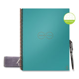 Rocketbook Everlast Smart Reusable Notebook, Dotted Rule, Neptune Teal Cover, 8.5 X 11, 16 Sheets