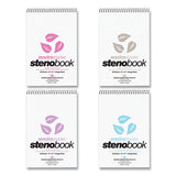 Enviroshades Steno Pad, Gregg Rule, White Cover, 80 Assorted Color 6 X 9 Sheets, 24 Pads/carton, Ships In 4-6 Business Days
