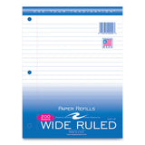 Notebook Filler Paper, 3-hole, 8 X 10.5, Wide-legal Rule, 200-pack