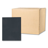 Pocket Folder, 0.5" Capacity, 11 X 8.5, Black, 25/box, 10 Boxes/carton, Ships In 4-6 Business Days