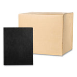 Pocket Folder With 3 Fasteners, 0.5" Capacity, 11 X 8.5, Black, 25/box, 10 Boxes/carton, Ships In 4-6 Business Days