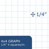 Lab Research Notebook, 5 Sq-in Quadrille Rule, 11.25 X 8.75, White, 72 Sheets