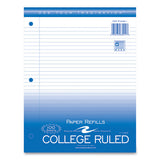 Notebook Filler Paper, 3-hole, 8.5 X 11, College Rule, 100-pack