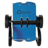 Open Rotary Business Card File W-24 Guides, Black