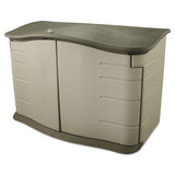 Horizontal Outdoor Storage Shed, 55 X 28 X 36, 20 Cu Ft, Olive Green-sandstone